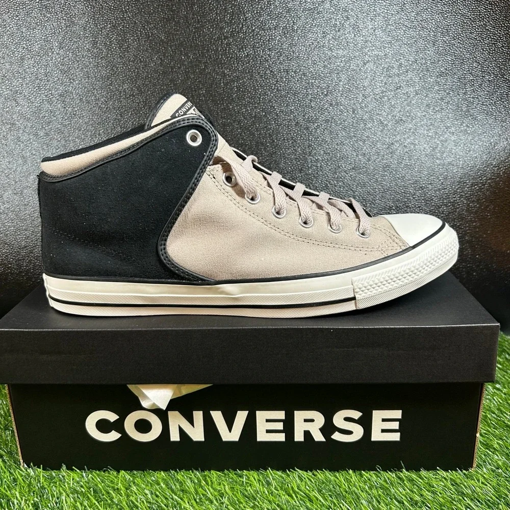 Converse Chuck Taylor All Star High Street‎ Mid Mens Size 13 Papyrus Black New